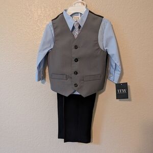 NWT Toddler Boys Dressy Vest Set, size 2T